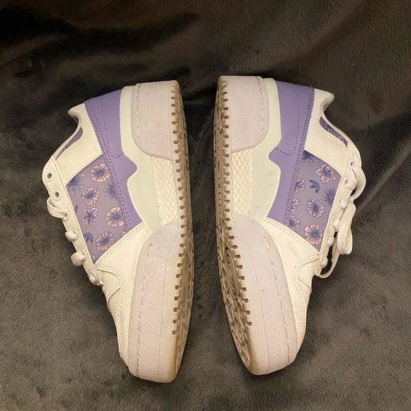 Adidas Forum Bold J ‘Lavender Flowers’. W7/BigKid5.5 - Picture 4 of 9